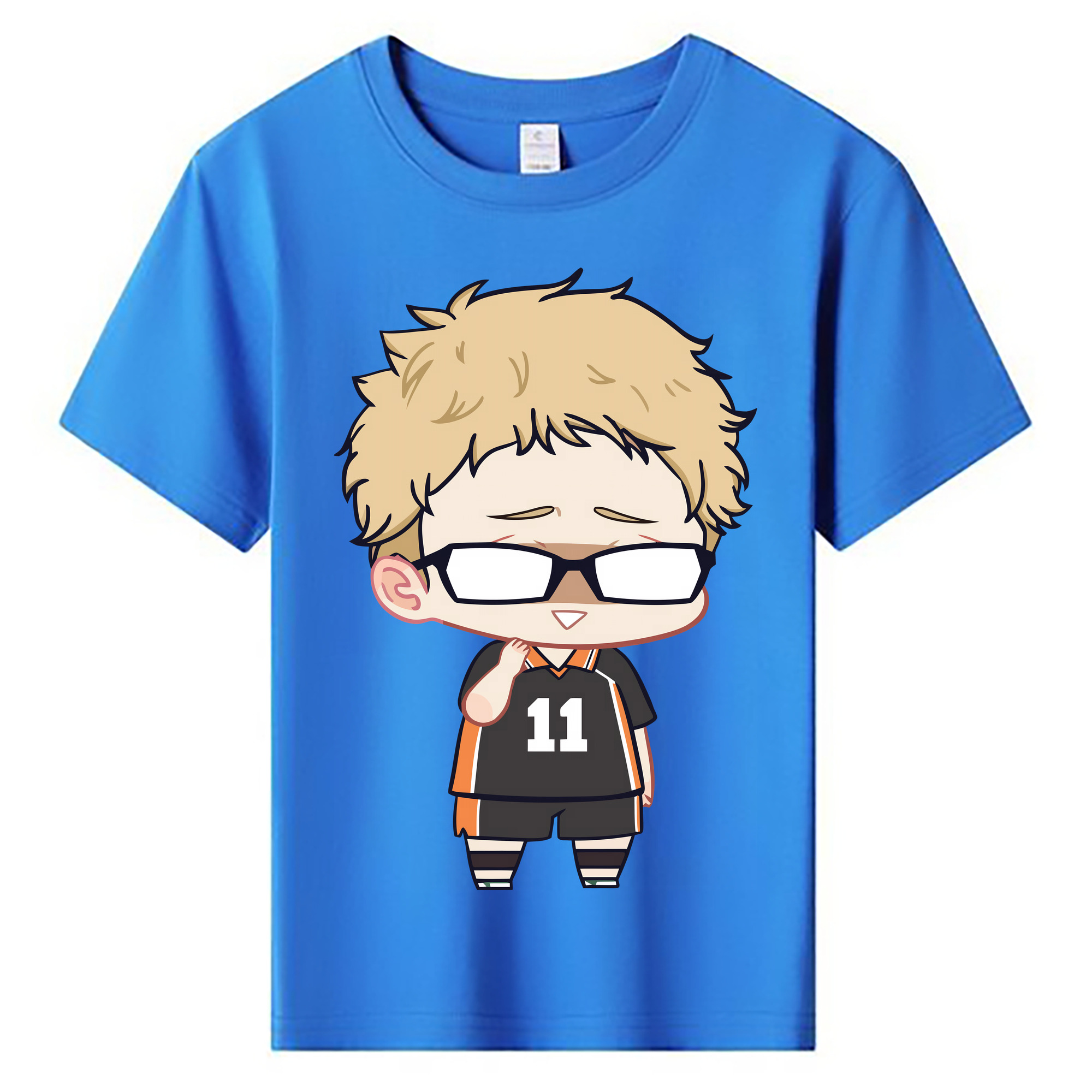 （画像用） ハイキュー!! Haikyu!! 綿100％キッズTシャツ（フロントプリント）